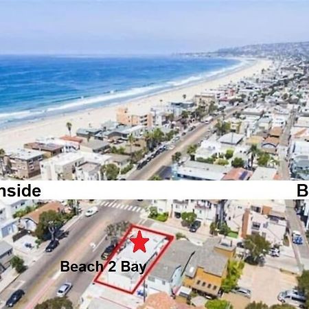 Beach-2-Bay 2Br - In The Heart Of Mission Beach San Diego Eksteriør bilde