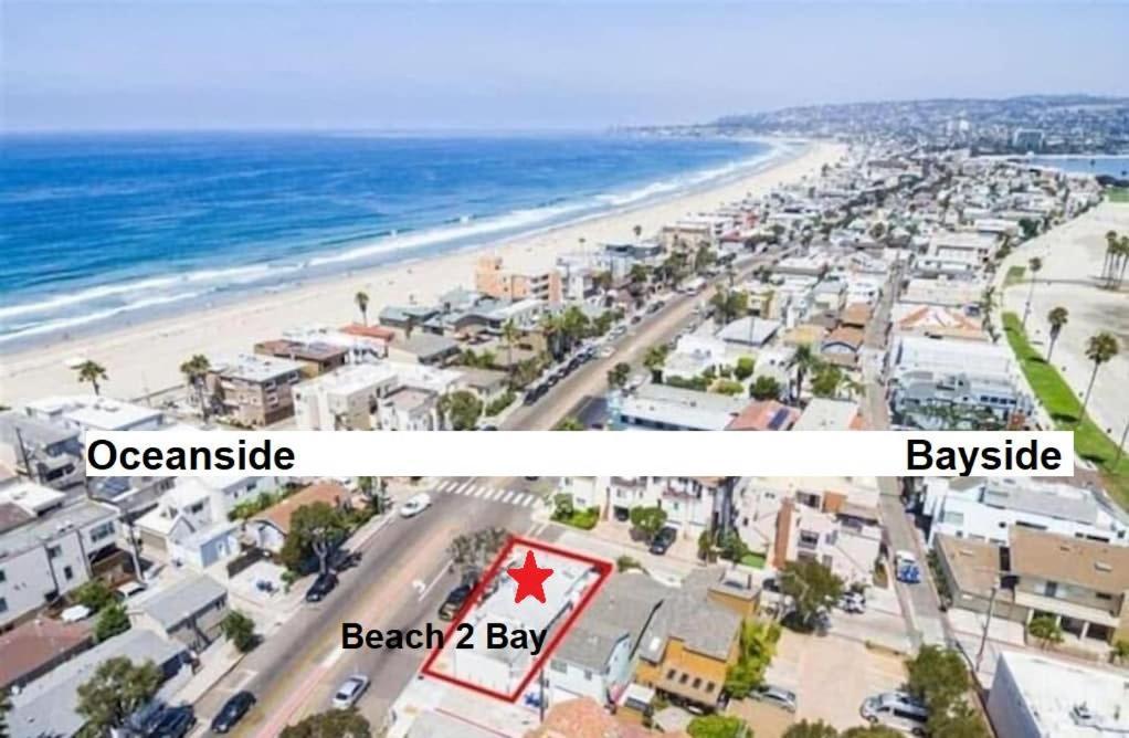 Beach-2-Bay 2Br - In The Heart Of Mission Beach San Diego Eksteriør bilde